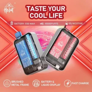 【爆款熱銷】HEBAT 喜貝 10000口 Puff|一次性拋棄式電子煙 × 大容量持久 4 HEBAT 喜貝