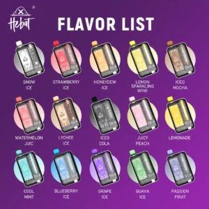 【爆款熱銷】HEBAT 喜貝 10000口 Puff|一次性拋棄式電子煙 × 大容量持久 2 HEBAT